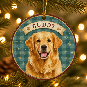 Custom Pet Portrait Name Round Ornament - Personalized Ornament 3eb546a0-ccb5-4f04-9967-69afbfa89434.png
