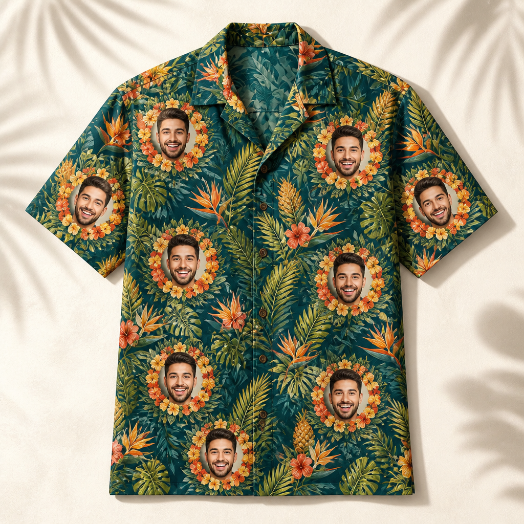 Custom Face Tropical Pattern Hawaiian Shirt - Personalized Hawaiian Shirt 3ec549e0-2ce1-495c-98df-f9c6ce03b267.png
