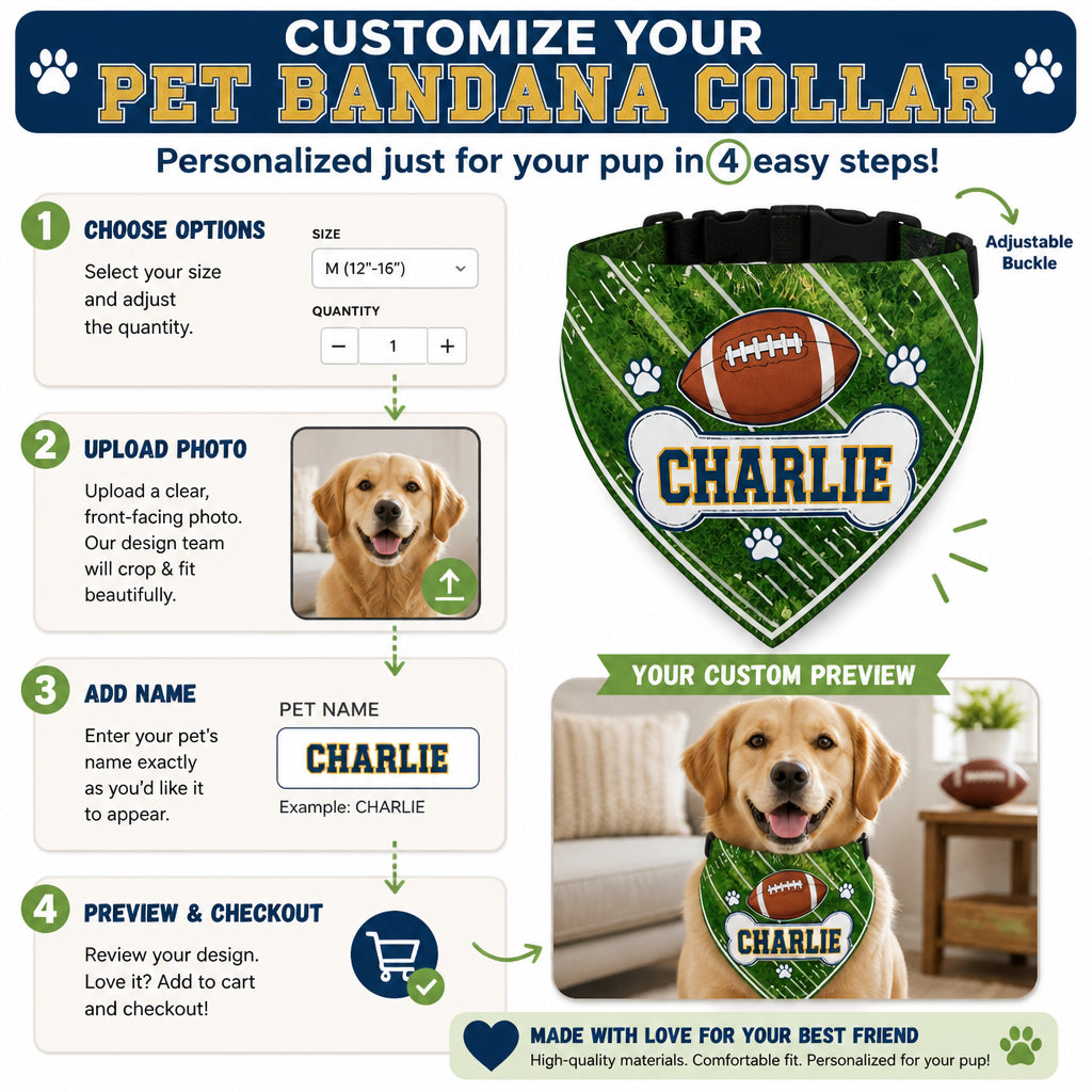Personalized Football Field Dog Bandana - Personalized Pet Bandana Collar With Adjustable Buckle 3ec5fdb7-6fa0-46b9-9905-2c642637e4cc.jpg