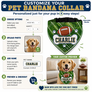 Personalized Football Field Dog Bandana - Personalized Pet Bandana Collar With Adjustable Buckle 3ec5fdb7-6fa0-46b9-9905-2c642637e4cc.jpg