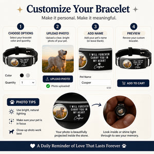 Pet Memorial Photo Bracelet – I Will Forever Carry You In My Heart - Personalized Projection Bracelet 3ef642fc-59e3-4fb8-9ce4-36252efb6fb5.jpg