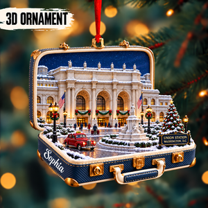 Personalized Washington DC Union Station 3D Suitcase Christmas Ornament – Travel Souvenir & Gift for DC Lovers 3f06c398-4d5b-4f12-b786-0fc9b947df89-Washington-D.C.-Union-Station-ornament.png