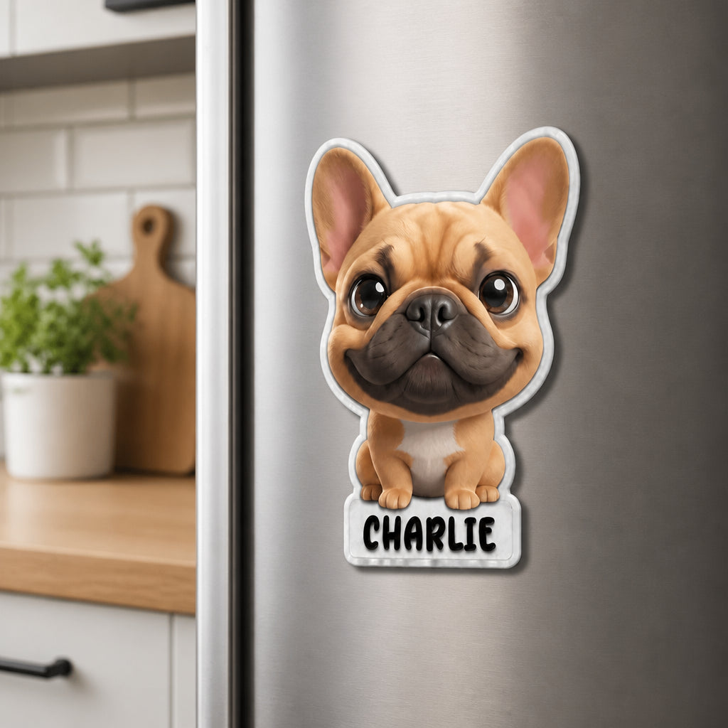 Custom Pet Portrait Magnet with Name - Personalized Custom Shape Fridge Magnet 3f0add11-ec57-4958-a541-c0934bfb6510.jpg