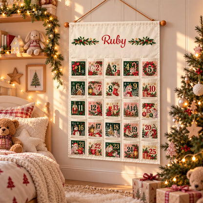 Christmas Tree Advent Calendar with Name - Personalized Christmas Gifts - Custom Yarn Name Fabric Advent Calendar 3f132bdf-de92-40df-97b8-3785b7dbecc2-MK-4.jpg