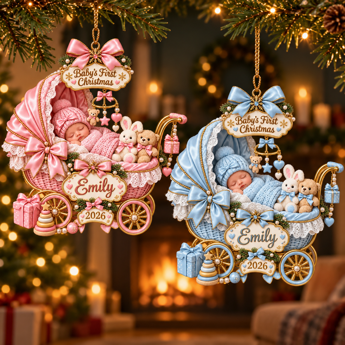 Personalized Baby’s First Christmas Ornament 2026, Custom Name Acrylic Keepsake, Newborn Baby Girl Boy Gift, Pink Blue Ornament 3f240572-e1e5-4879-a08c-7161dc414e1c-f5f124df-8441-412e-8e25-5d2b43250965.png