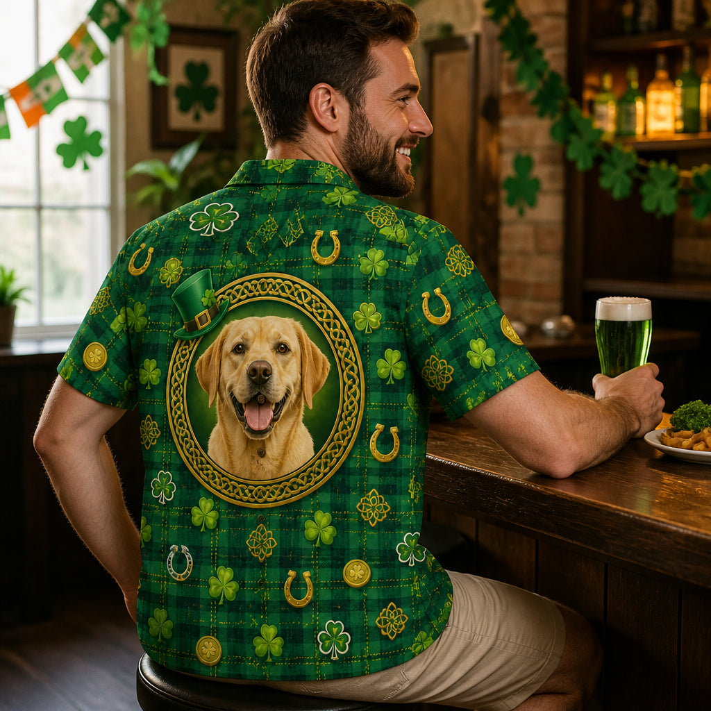 Lucky Pup St. Patrick’s Hawaiian Shirt – Upload Your Pet Photo - Personalized Hawaiian Shirt 3f2dbb54-a16e-4b88-8e19-6c3a60c9a01e.jpg