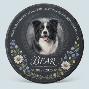 Loved By A Dog - Personalized Pet Memorial Stone (Photo, Name & Years) - Personalized Memorial Stone 3f453780-9d80-4a77-9f94-7d8f4e0264ae.png