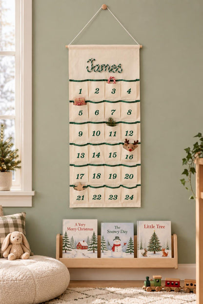 Personalized Advent Calendar for Kids, 24 Pocket Christmas Countdown Calendar, Fillable Fabric Wall Hanging, Custom Name Christmas Decor Autumn 3f604bba-5cbe-4dcc-a9de-fa8bf9fc9702-il_1588xN.8555771968_pde1-2-.jpg