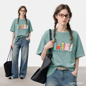 Cute School Supplies Comfort Colors Shirt, Back To School Teacher Adult Youth Shirt, Crayon Pencil Notebook Tee, Kindergarten Teacher Gift 3f711981-60aa-47a7-a0b5-9d6f07e846ca-1e44663c-3f72-42c8-89b3-51ea0bdc839f.png