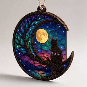 Personalized Stained-Glass Cat Ornament – Custom Pet Name - Personalized 3-Layered Wood Ornament 3f8a134e-f2af-4eb1-8dc1-7c3adc0b10ea.jpg