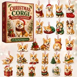 Christmas Corgi Advent Calendar 2026 - 24-Day Festive Countdown, Acrylic Charms Blind Box - Gift For Corgi Lovers 3fa339bc-398f-4293-bb91-bbb18a551c9c-christmas-corgi-box-charms.png