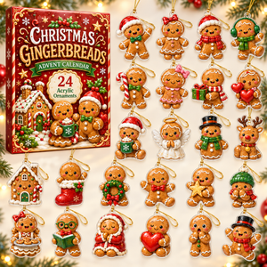 Christmas Gingerbreads Advent Calendar 2026 - 24-Day Festive Countdown, Acrylic Charms Blind Box - Gift For Family Members 3faa4e19-e5fa-4f2b-9211-d30ed1eafe30-gingerbread-box-charms.png