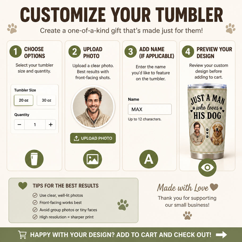 Just a [Man/Woman] Who Loves [His/Her] Dog – Custom Portrait Tumbler - Personalized Tumbler 3fabed9e-bf56-4cb9-b020-d7123bc7db6e.jpg