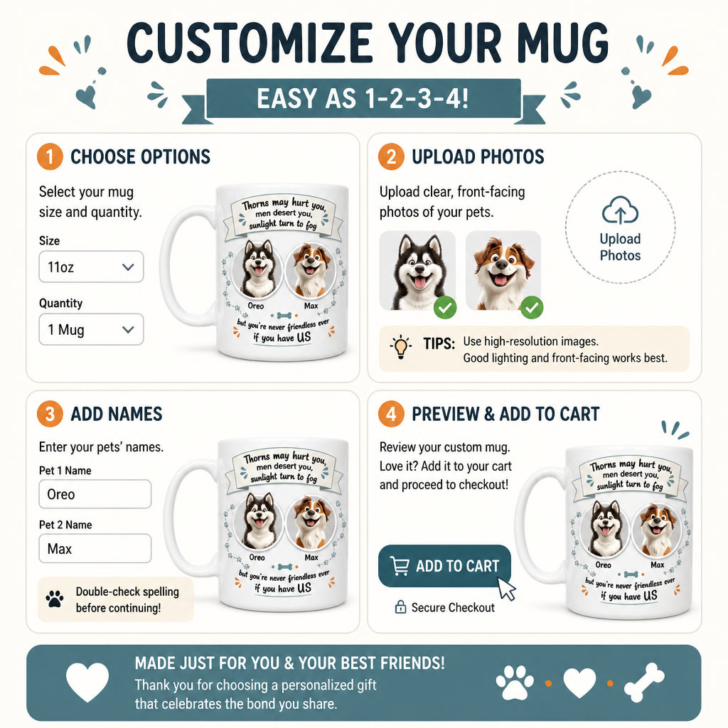 Dog Friendship Quote — 2-Pet Photo Mug - Personalized Mug 3fb6e2d6-0d7e-4f9b-b2dd-4f6f78c3d396.jpg