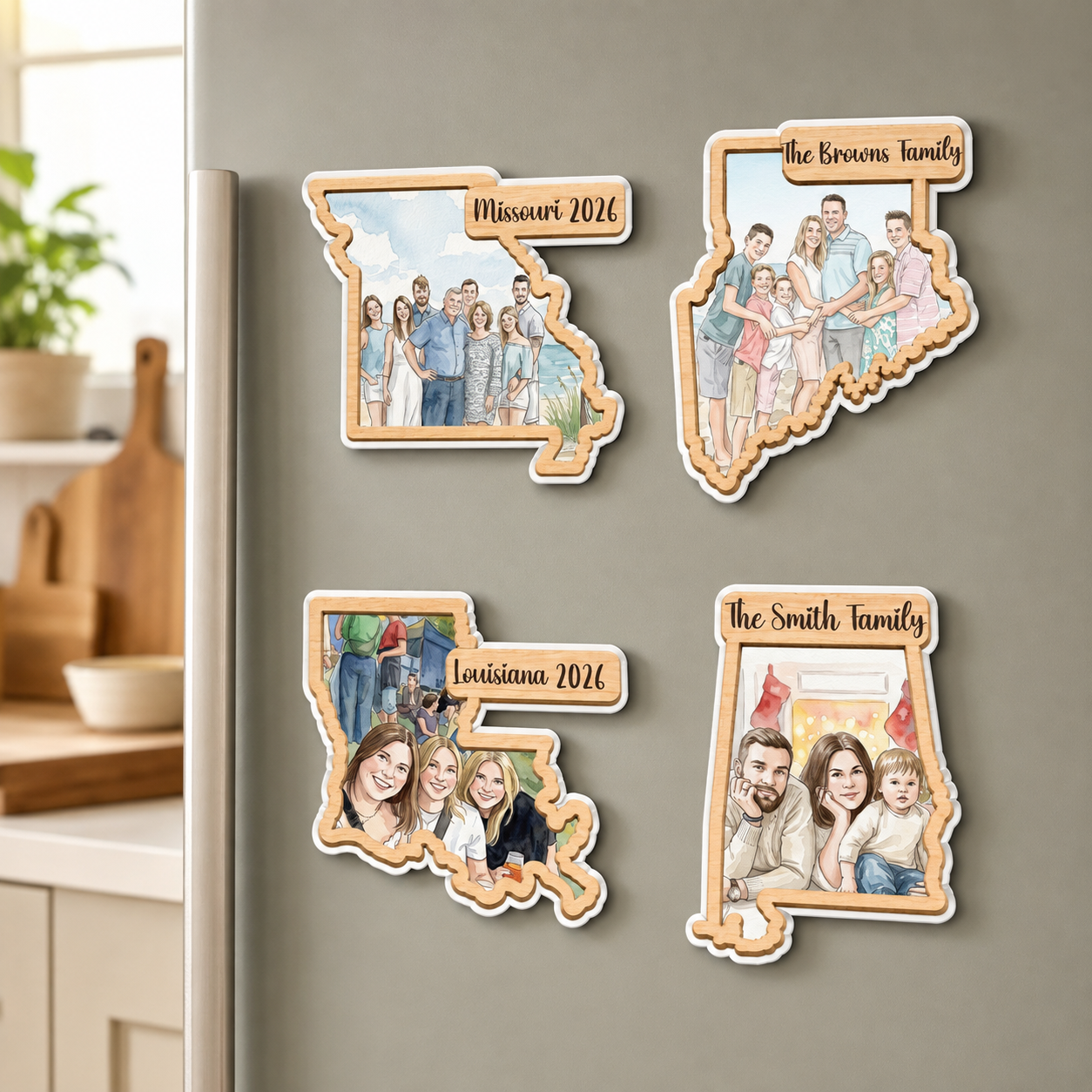 Every Road Leads To Love - Personalized Acrylic Magnet - Gift For Family, Friends, Siblings, Long Distance Gift 3fb8c67c-556a-4e94-ae1d-170c7a2d77aa-banner-1.png