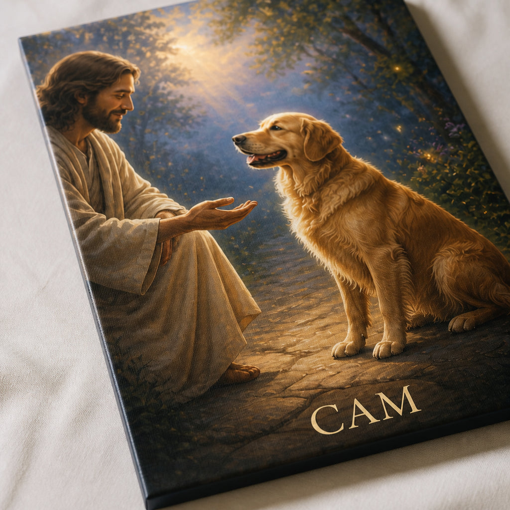 Guardian Embrace Pet Memorial Portrait Canvas - Personalized Canvas 3fc83898-fdad-4adb-a48c-235f5f1977ef.jpg