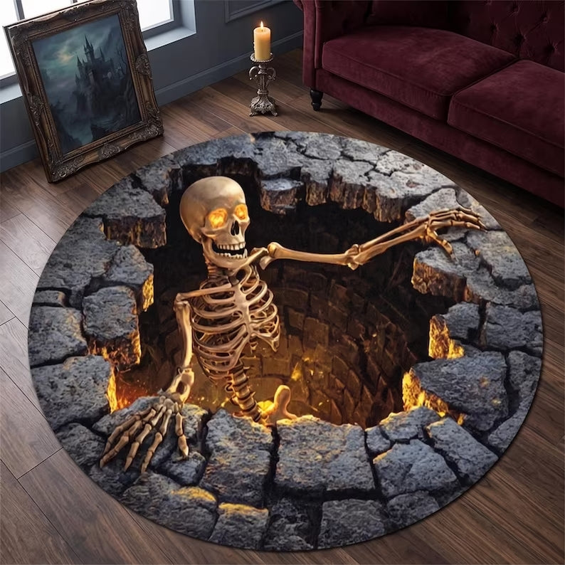 3D Illusion Stone Well Skeleton Round Rug, Halloween Horror Skeleton Carpet, Non Slip Floor Mat, Living Room Bedroom Decor, Spooky Gift 3fd8fccf-5e5f-4141-81fa-05e9a3f550ec-fhfghfgfhfytjuk-_4_.jpg