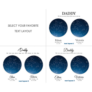 Dad We Love You More Than All The Stars - Personalized Canvas - Gift For Father, Father's Day, Birthday Gift