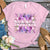 Grandma Purple Plum Flower And Grandkids Shirt, Personalized Grandma Shirt Nickname with Grandkid names