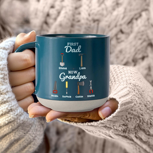 Personalized First Dad Now Grandpa, Custom Mug, Gift For Dad, Grandpa, Dad's Birthday Gift, Grandpa Gift, Birthday Gift For Him, Daddy Mug
