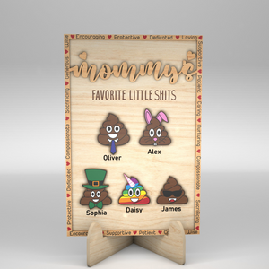 Mommy's Favorite Little Curds - Personalized Picture Frame - Mother's day, Birthday Gift For Mom, Mama, Nana