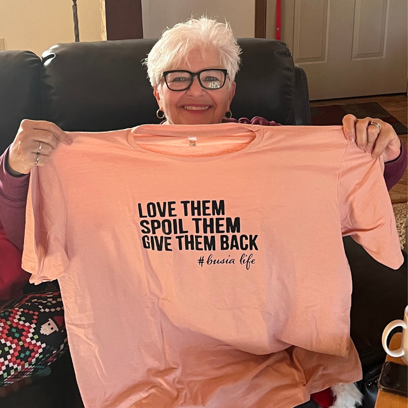 Love Them Spoil Them Give Them Back - Personalized Shirt - Gift For Grandma, Funny Gift