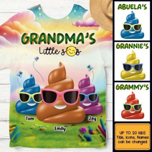 Grandma's Little Things - Personalized 3D Shirt - Funny Gift For Grandma
