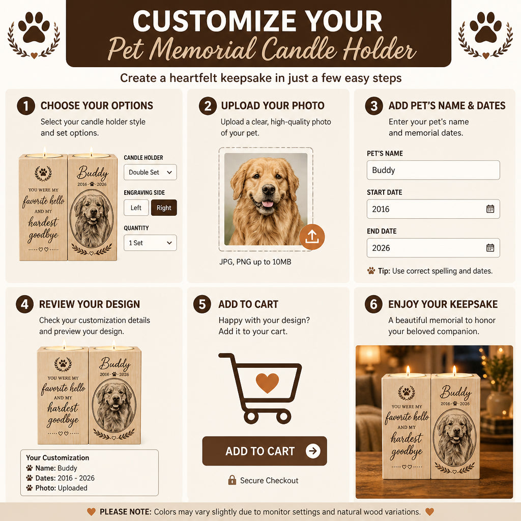 Pet Memorial Candle Holder – Favorite Hello, Hardest Goodbye - Personalized Candle Holder 40085a94-7df2-4cc2-9519-6ea8007efae9.jpg
