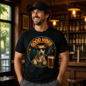 Good Vibes Custom Pet Bar Dog Tee - Personalized T-shirt 4043b160-4a8b-48b1-9045-8b20e0fa4eba.jpg