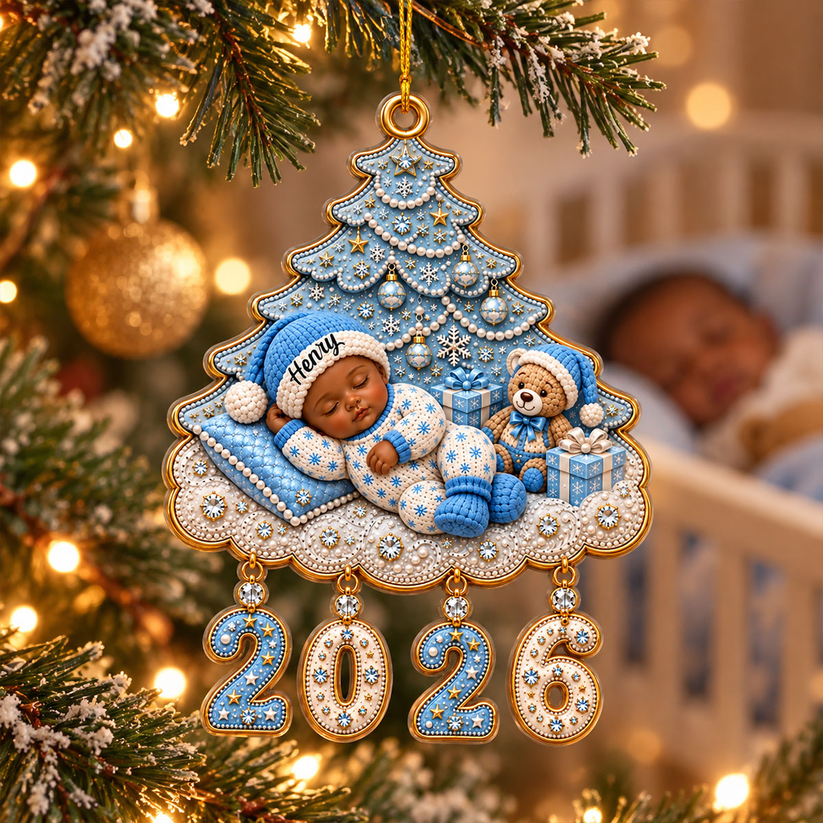 Christmas Baby Keepsake First Christmas Baby First Christmas 250th Ornament - Personalized Acrylic Ornament 404e8ead-2c32-4f92-af71-702ce4a1f6f3-2-1-.jpg