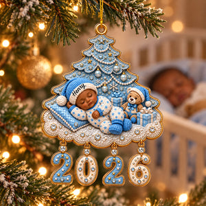 Christmas Baby Keepsake First Christmas Baby First Christmas 250th Ornament - Personalized Acrylic Ornament 404e8ead-2c32-4f92-af71-702ce4a1f6f3-2-1-.jpg