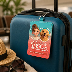 A Girl & Her Dog – Photo Portrait Leather Luggage Tag - Personalized Personalized Leather Luggage Tag 409aab58-0cf2-4d2a-9074-1e92483b8bae.jpg