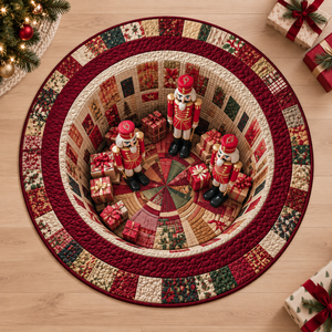 This Floor Is Nuts! – Nutcracker 3D Optical Illusion Christmas Quilted Rug, Burgundy Round Area Rug for Living Room & Bedroom, Festive Holiday Home Decor and Funny Gift for Nutcracker Lovers 40cedddc-5f6b-418f-8fc4-20be0ec13ffb-j2.png