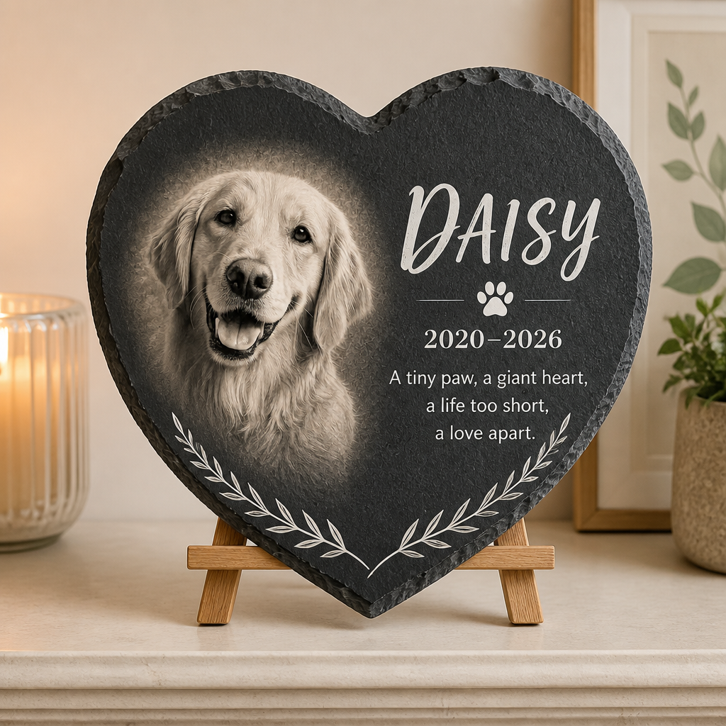 Heart-Shaped Slate Pet Memorial – Photo, Name & Years - Personalized Slate Memorial Stone 411df74d-efde-4a4b-89b5-aab6224b93bb.png