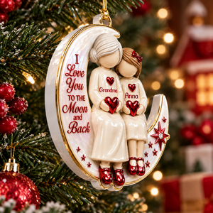 I Love You To The Moon And Back - Personalized 3D Real Raised Ornament - Gift for Grandparents 412e2d19-0782-41b0-9e8b-35ed4816e08b-hgj.png