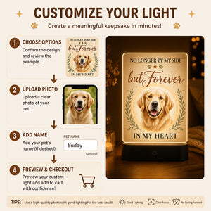 Pet Memorial Acrylic Night Light — No Longer By My Side - Personalized Acrylic Night Light 4180318d-4071-47fd-b707-70048f419120.jpg
