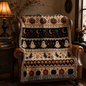 Ghost Cat Halloween Woven Blanket, Black Cat Spooky Fall Home Decor, Cozy Autumn Couch Throw, Halloween Decor 41896d2a-eaf0-441b-a7a6-096f9bf4e5cf-rtry-1-.jpg