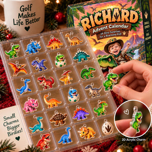 Personalized Dinosaur Advent Calendar, Custom Photo & Name, 24 Acrylic Dino Ornaments 419a7064-05ac-4a85-899d-b829806456cb-il_fullxfull.8586165053_otrd.jpg