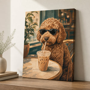 Custom Coffee Pup Portrait Canvas - Personalized Canvas 419ce6c0-f272-493f-b114-5f35dc572081.jpg