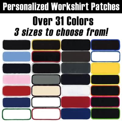 Personalized Name Patches Uniform or Work Shirt, Embroidered New Styles New Fonts