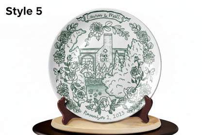 Personalized Wedding Platter – Custom Ceramic Plate for Couple, Anniversary Keepsake, New Home Gift, Romantic Home Decor 41a28176-3013-46a4-83f8-26f34f383a74-fhfffhfgh-1-.webp