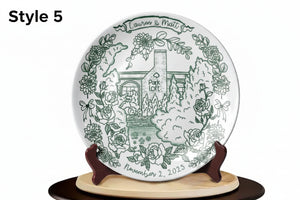 Personalized Wedding Platter – Custom Ceramic Plate for Couple, Anniversary Keepsake, New Home Gift, Romantic Home Decor 41a28176-3013-46a4-83f8-26f34f383a74-fhfffhfgh-1-.webp