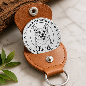Custom Pet Memorial Coin Keychain – I’m Always With You (Front/Back) - Personalized Stainless Steel Keychain 41d0264f-5e48-49b3-8281-76b1b4cd968b.jpg