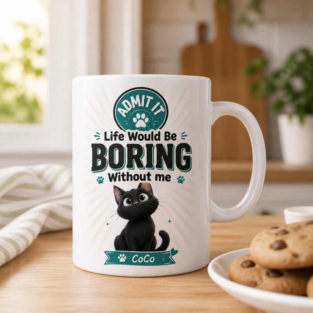 Admit It Life Would Be Boring Without Me – Cat Mug (Custom Name) - Personalized Mug 41dbaff2-96a5-4ab2-a795-9164e3437623.jpg