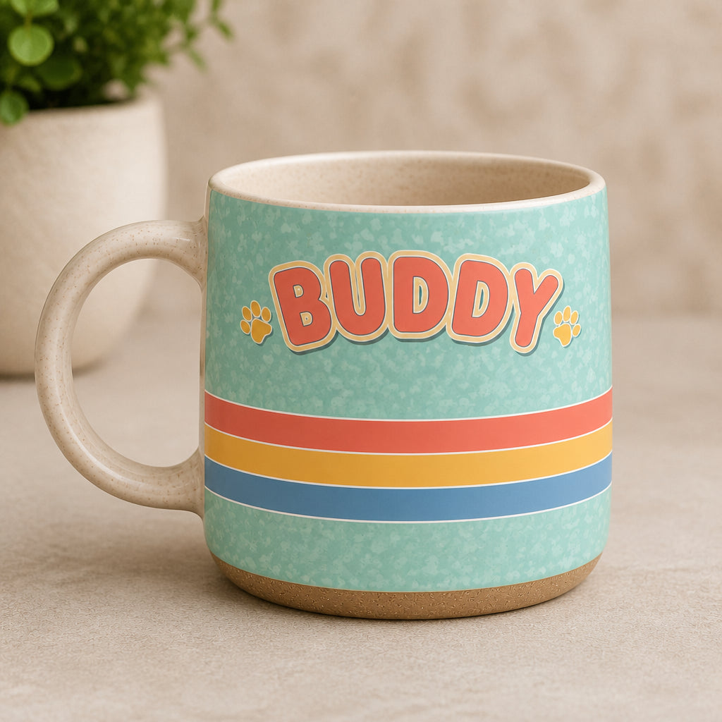 Custom Pet Portrait Name Mug - Personalized Pottery Mug 41f6376b-d746-4c04-aa7f-93b7267497bd.jpg