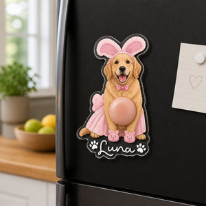Custom Cartoon Pet Portrait Acrylic Fridge Magnet - Personalized Acrylic Refrigerator Magnet - Soft Rubber Belly 420a5ad4-0eed-4a61-967b-daa464782cbc.jpg