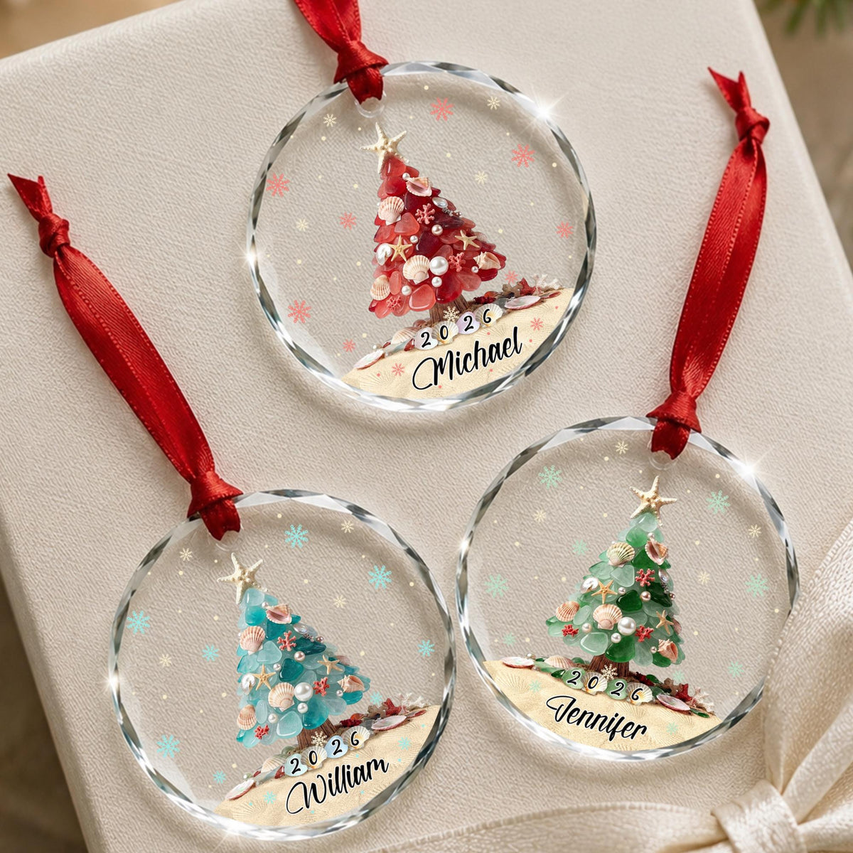 Personalized Christmas Tree Ornament 2026 – Custom Name Glass Ornament with Bow, Unique Holiday Gift for Her or Family 420c07b9-7980-4845-8d95-47c67a33c69e-4.jpg