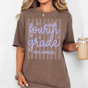 Comfort Colors Custom Fourth Grade Teacher Shirt, 4th Grade Teacher Team Shirts, Personalized Fourth Grade Shirt, Gift For New Teacher 422b6473-1013-4413-823d-f93064011da0-6.png