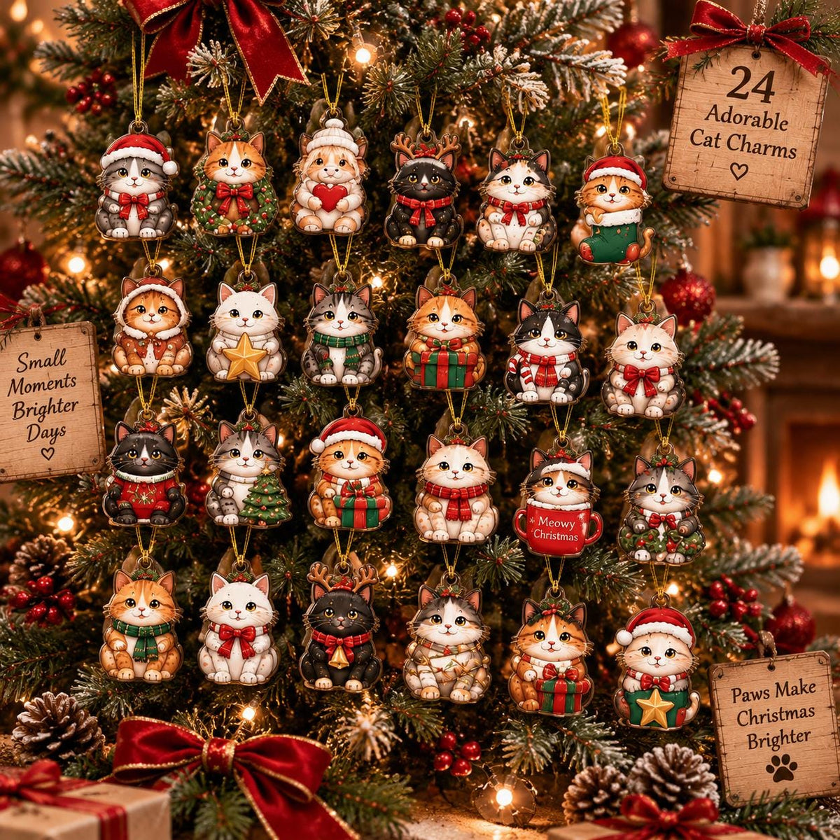 Personalized Cat Advent Calendar, Christmas Countdown Box, 24 Cute Cat Charms, Custom Family Name Holiday Keepsake, Cat Lover Gift 2026 422f7a0b-7cc9-4a2d-baa3-8dda61fc1cc0-il_fullxfull.8587010323_pfrn.jpg