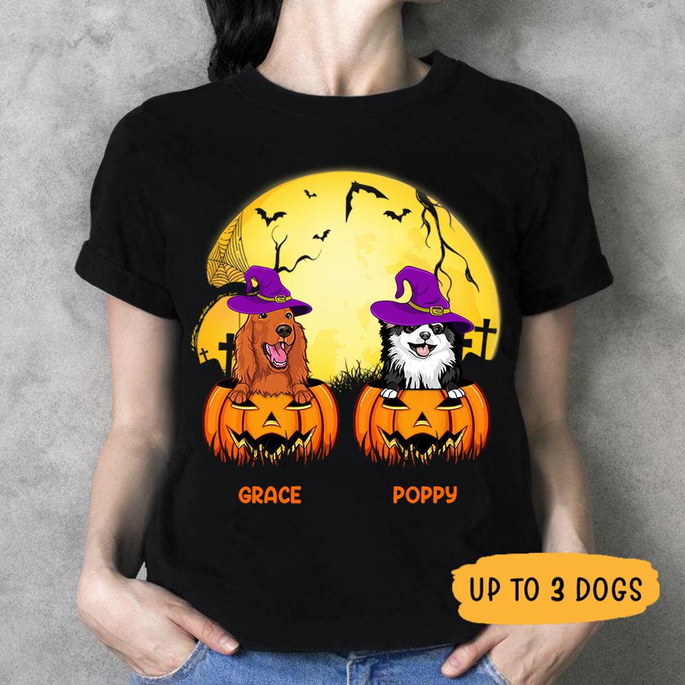 Personalized Custom T-shirt, Halloween Ideas, Gift for Dog Lovers